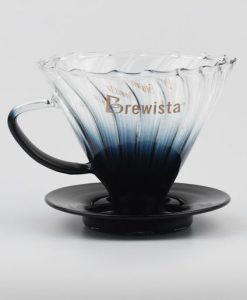 Phễu lọc Brewista Artisan Tornado thủy tinh pha lê xanh dương